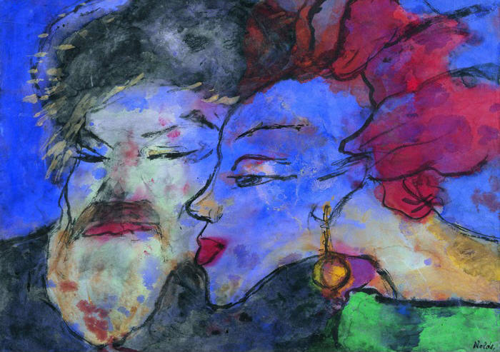 A Couple by Emil Nolde, 1935
